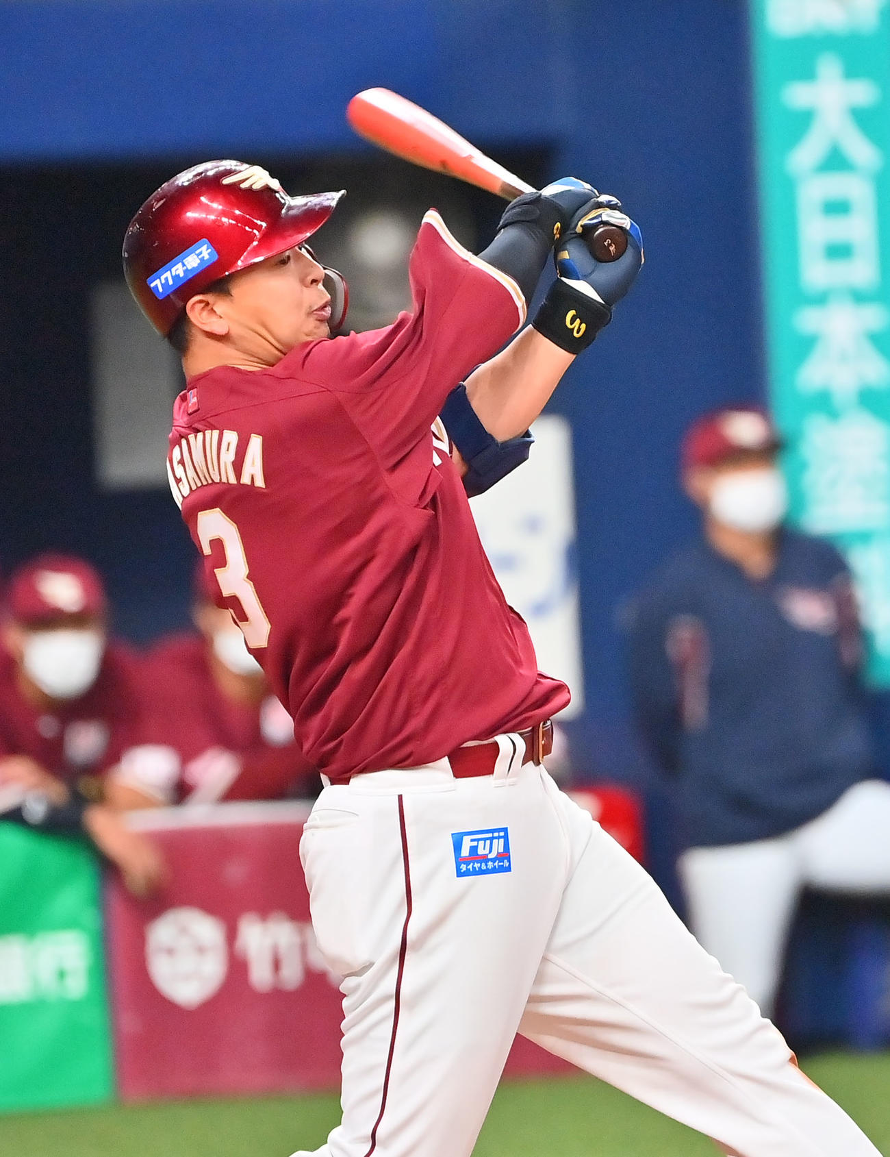 楽天浅村栄斗（2022年3月30日撮影）
