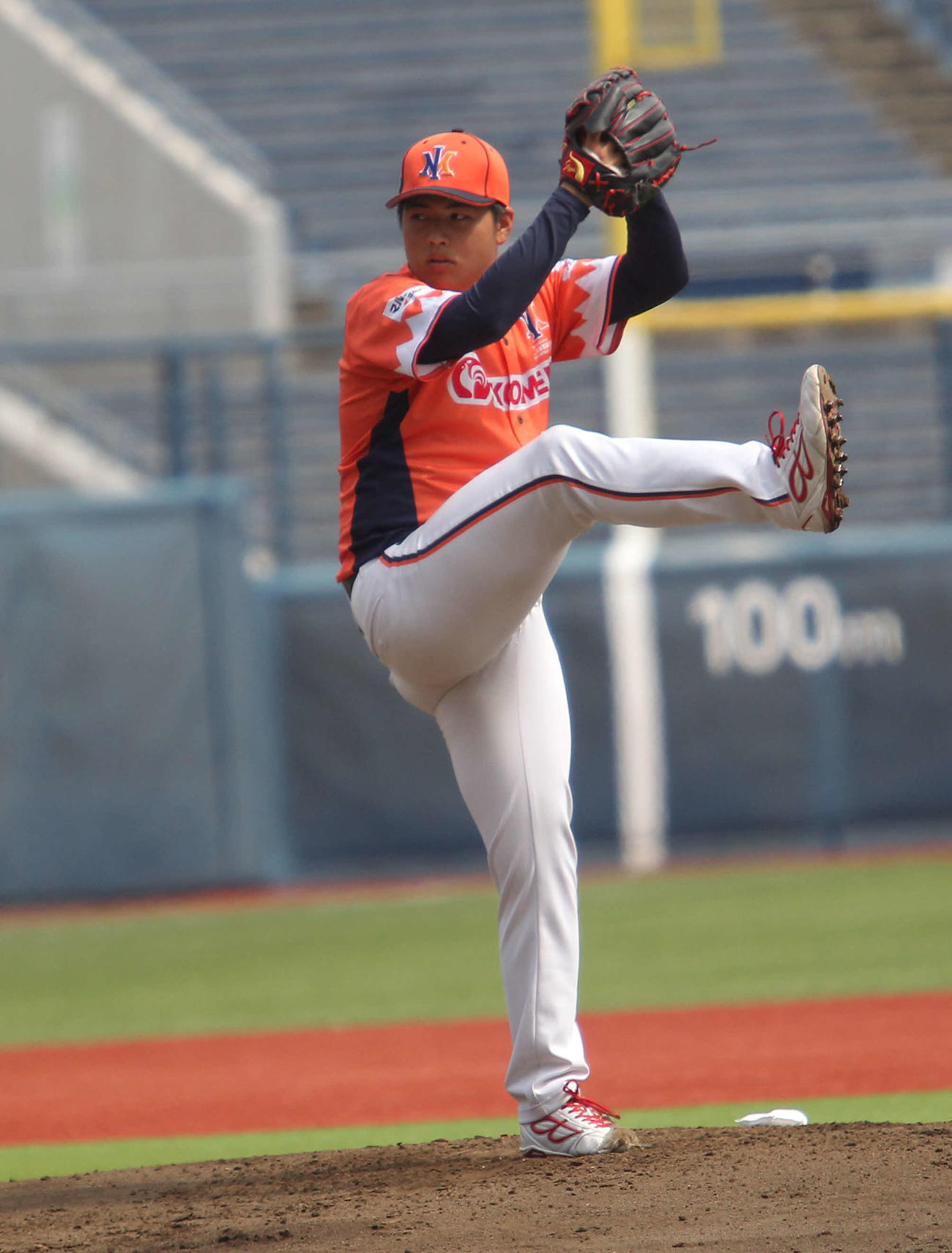 群馬対新潟　先発して6回を無失点に抑え、今季初勝利を挙げた田村
