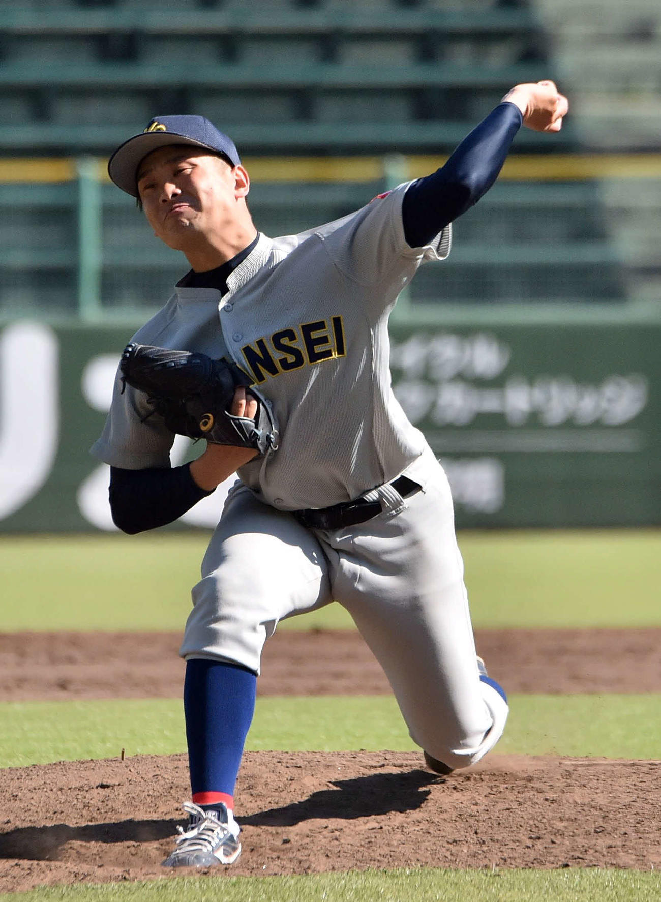 関学大の執行大成投手がリーグ戦初完投初完封勝利を挙げた（写真提供：関西学生野球連盟）