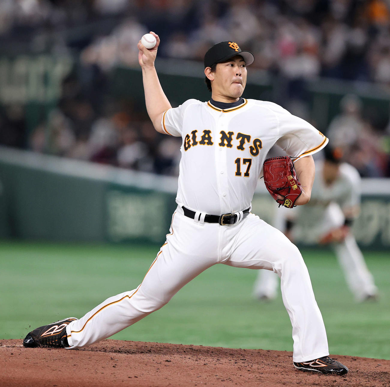 巨人山口俊（2022年4月撮影）