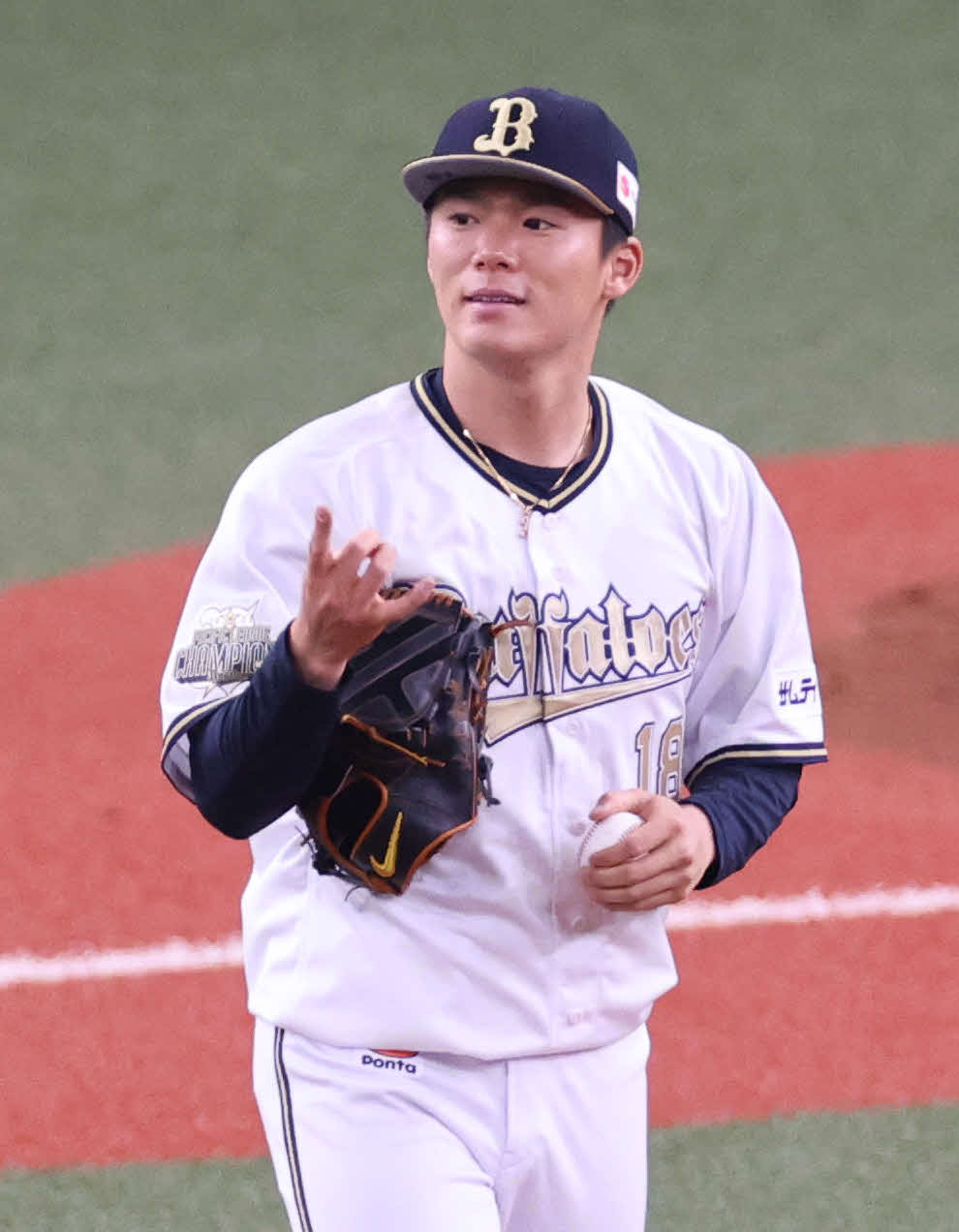 オリックス山本由伸（2022年4月1日撮影）