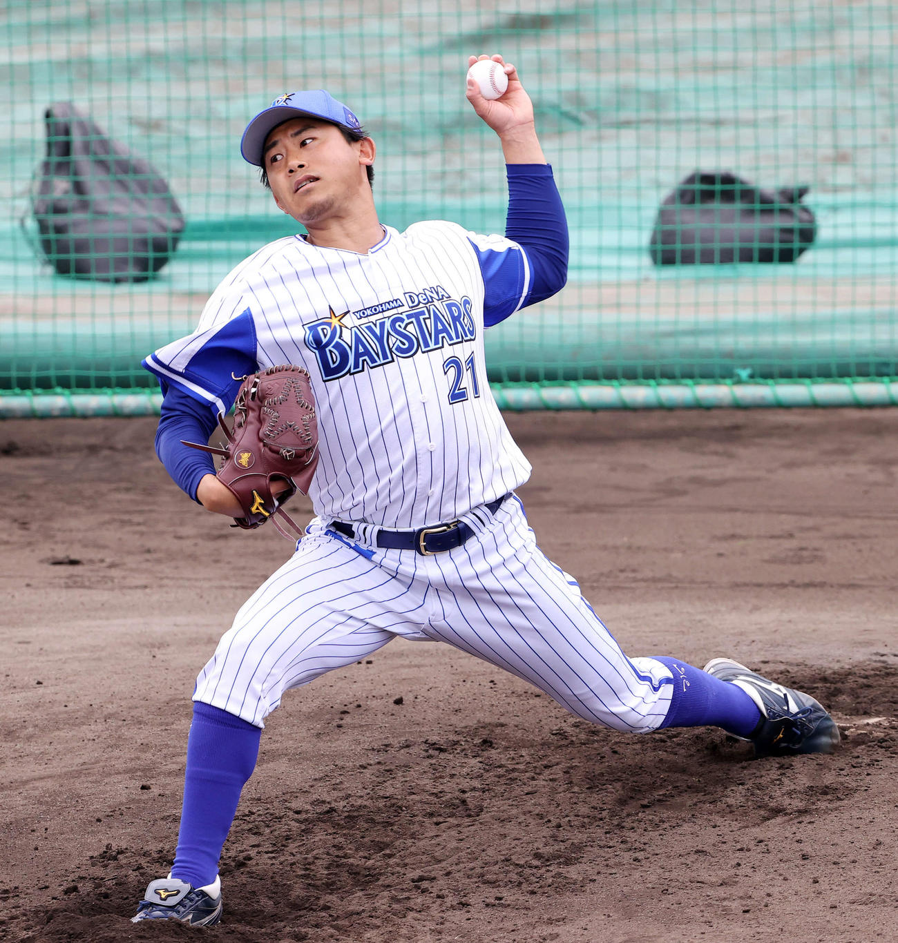DeNA今永昇太（2022年2月13日撮影）