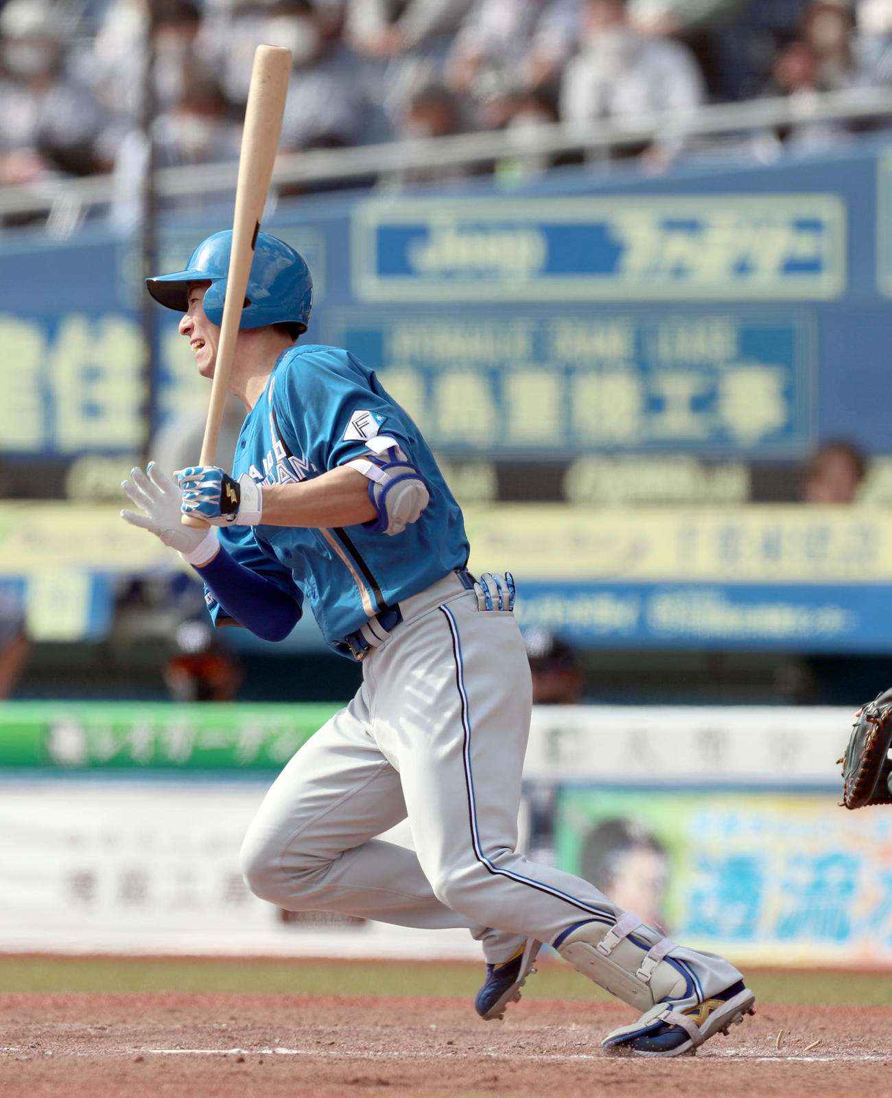 日本ハム松本剛（2022年4月16日撮影）