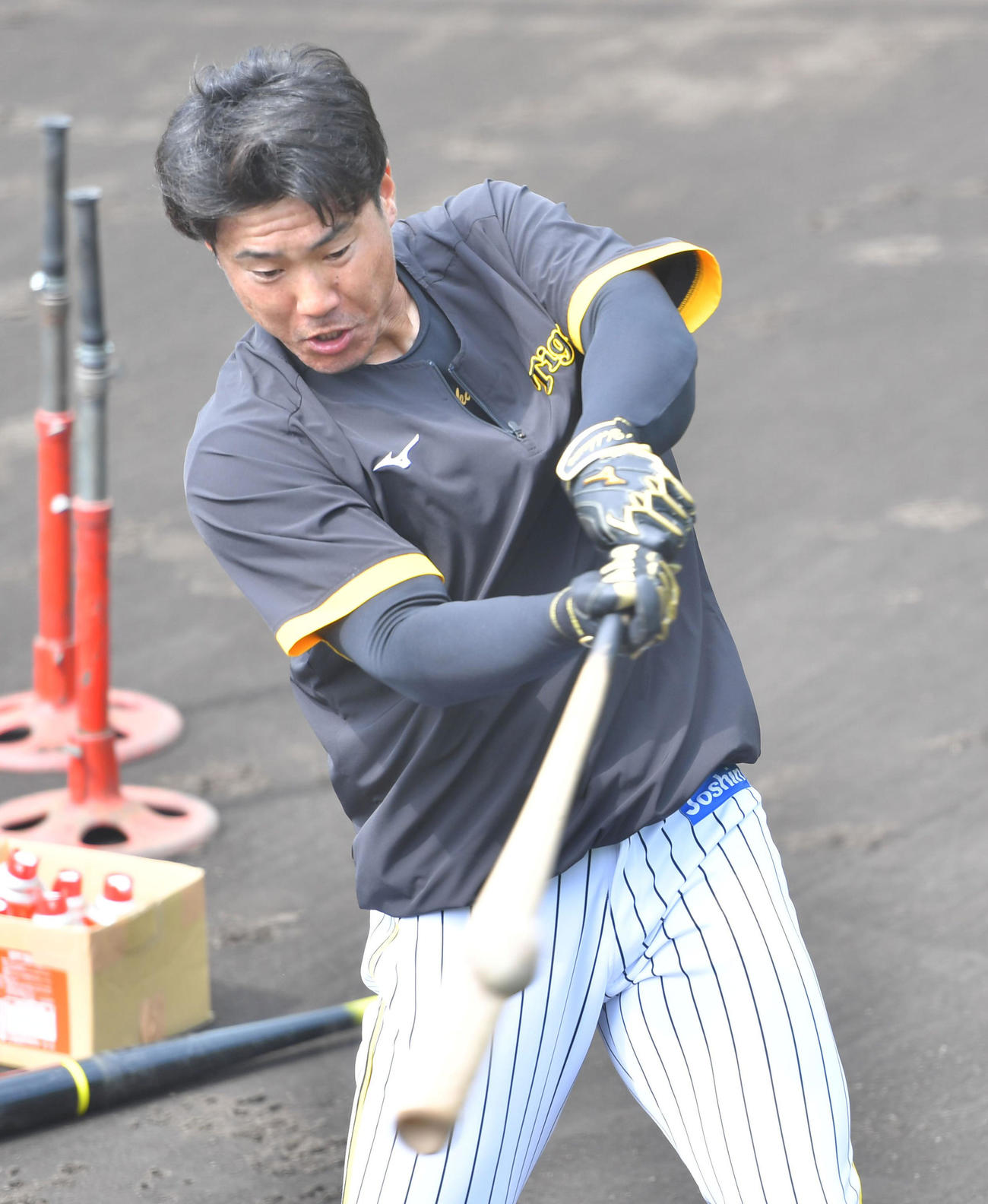 阪神陽川尚将（2022年4月14日撮影）