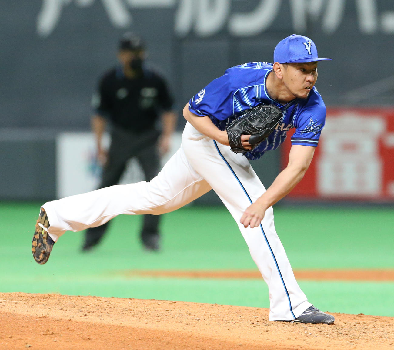DeNA田中健二朗（2022年3月20日撮影）