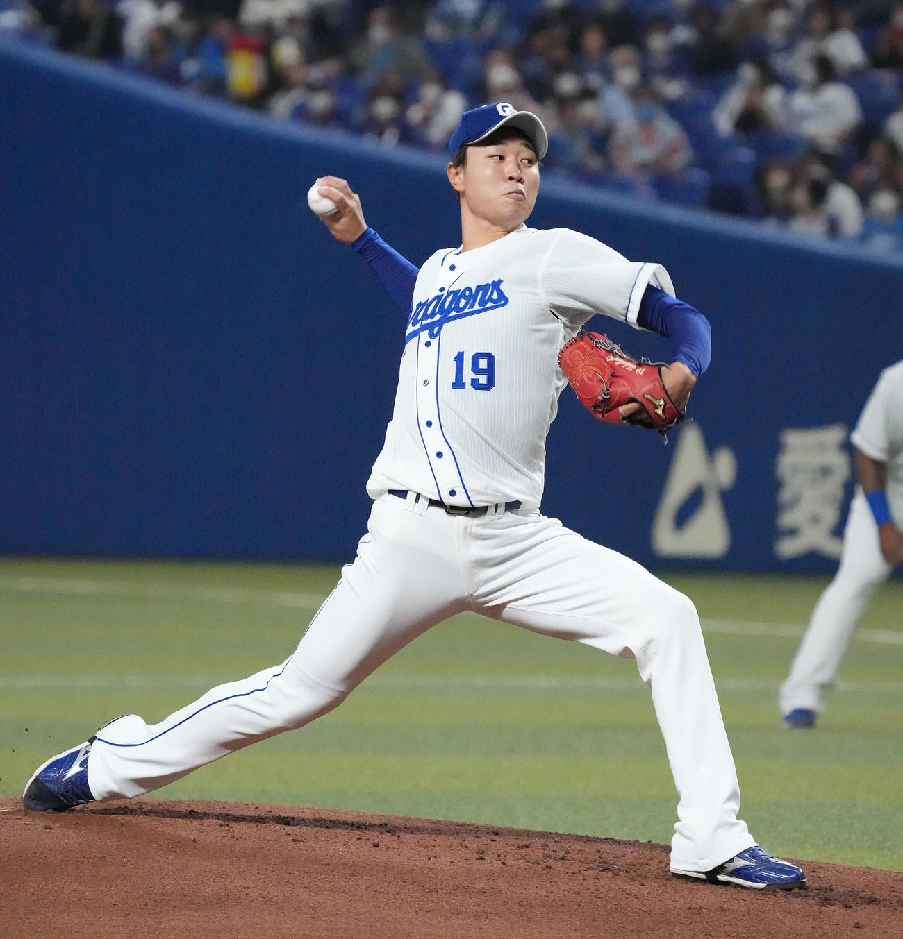 中日対ヤクルト　中日先発の高橋宏（撮影・森本幸一）
