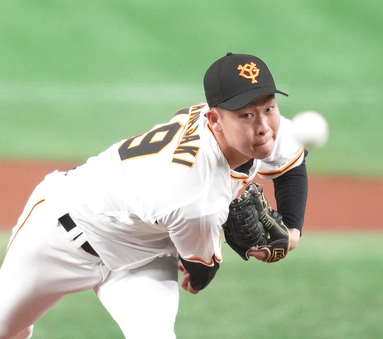 巨人山崎伊織（2022年3月19日撮影）