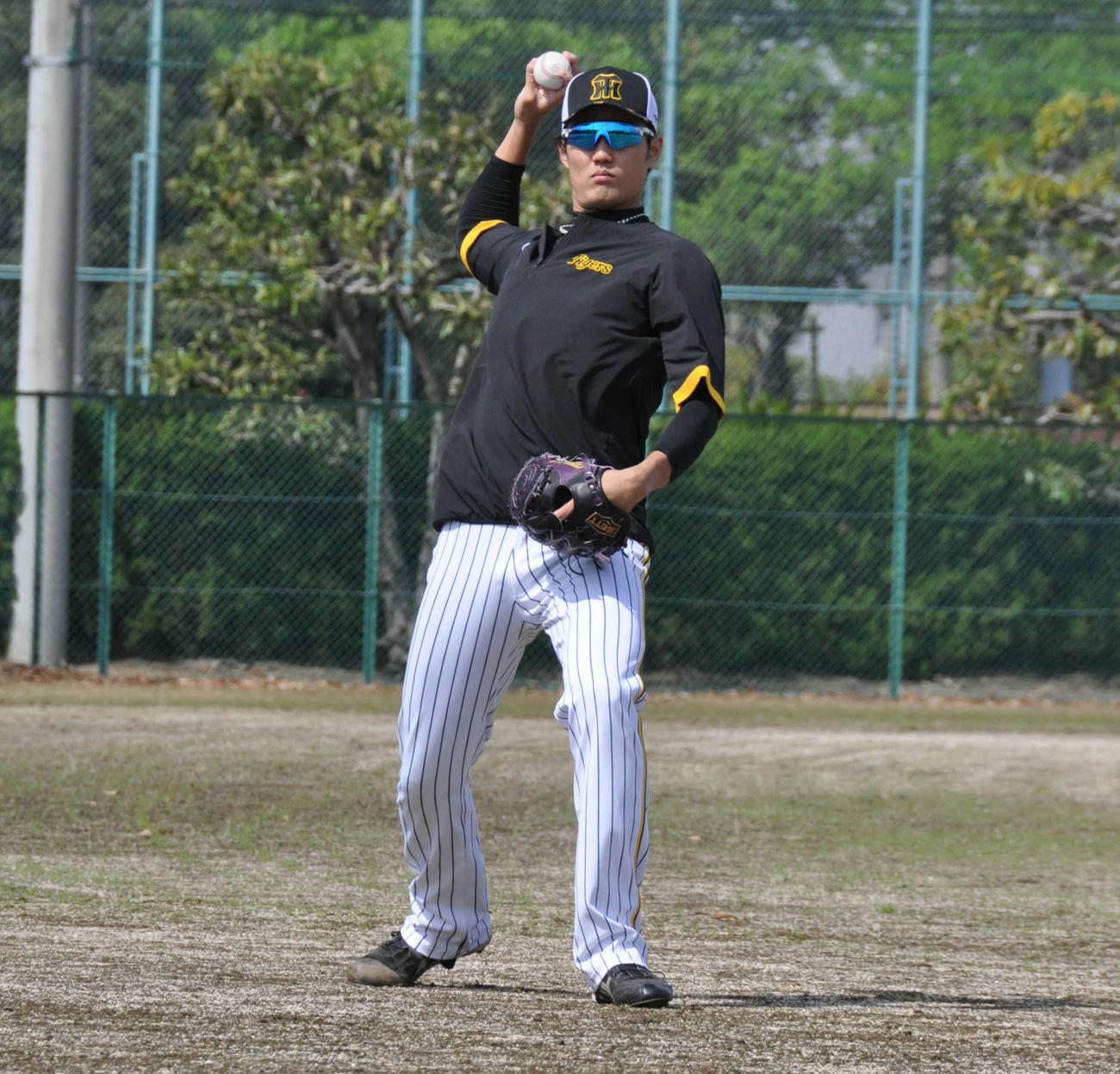 阪神藤浪はキャッチボールを行う