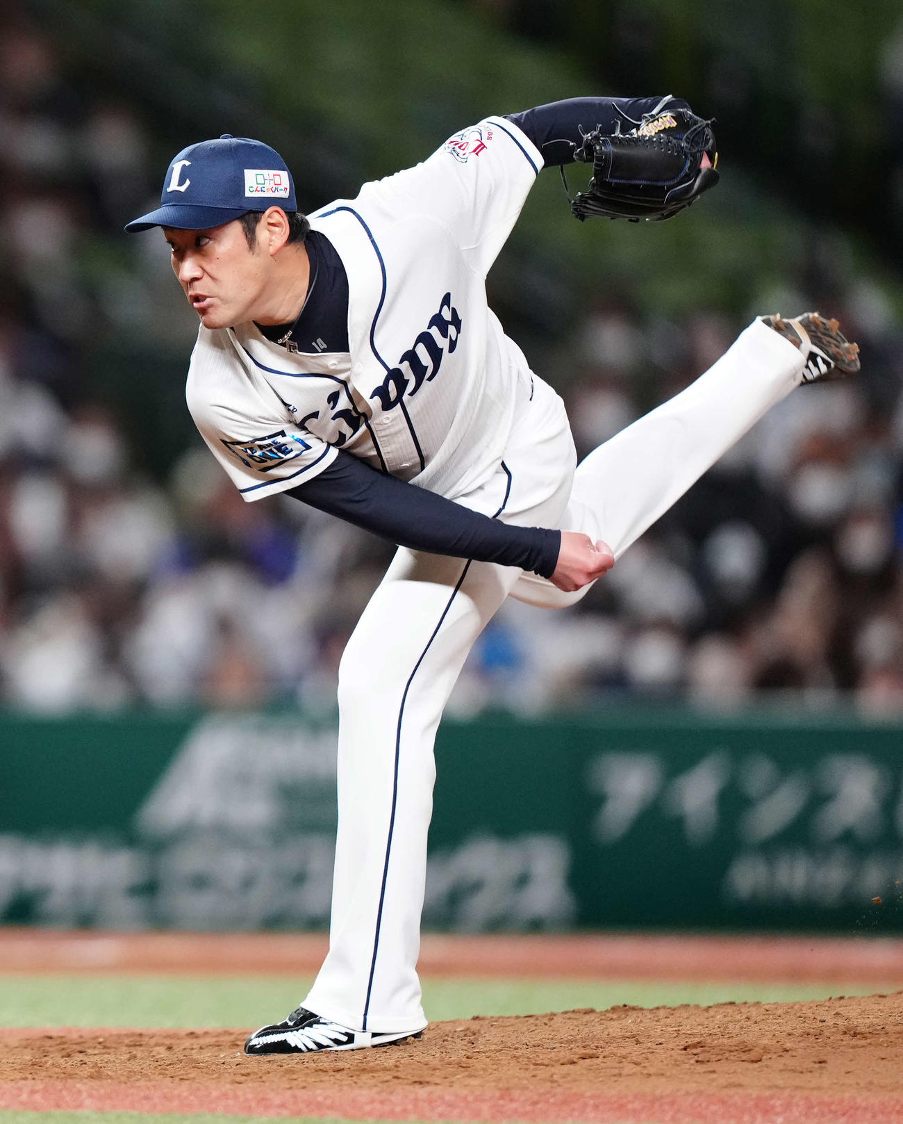 西武の増田達至（2022年3月15日撮影）
