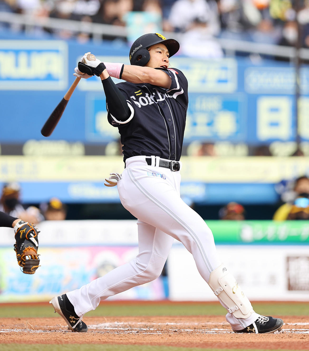 ソフトバンク柳田悠岐（2022年3月30日撮影）