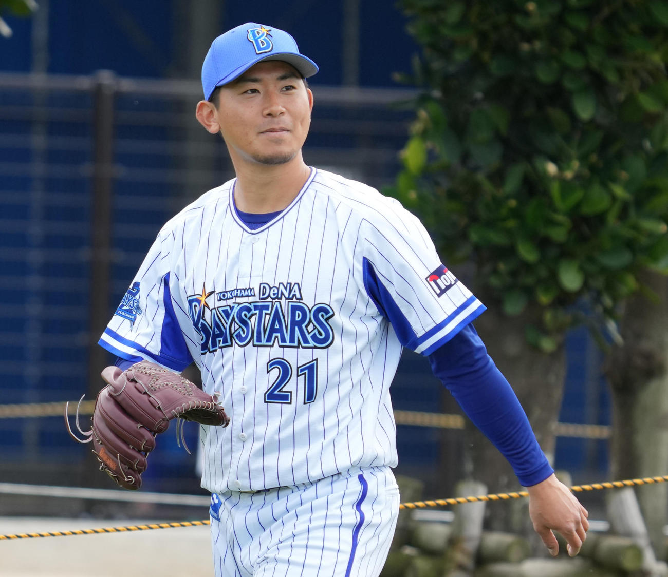 DeNA今永昇太（2022年2月1日撮影）