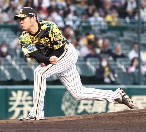 阪神対中日　阪神先発の西勇（撮影・上田博志）