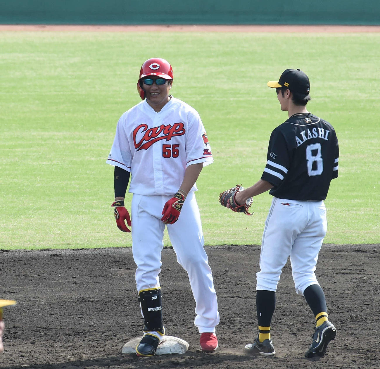 2軍戦に代打出場する広島松山竜平外野手