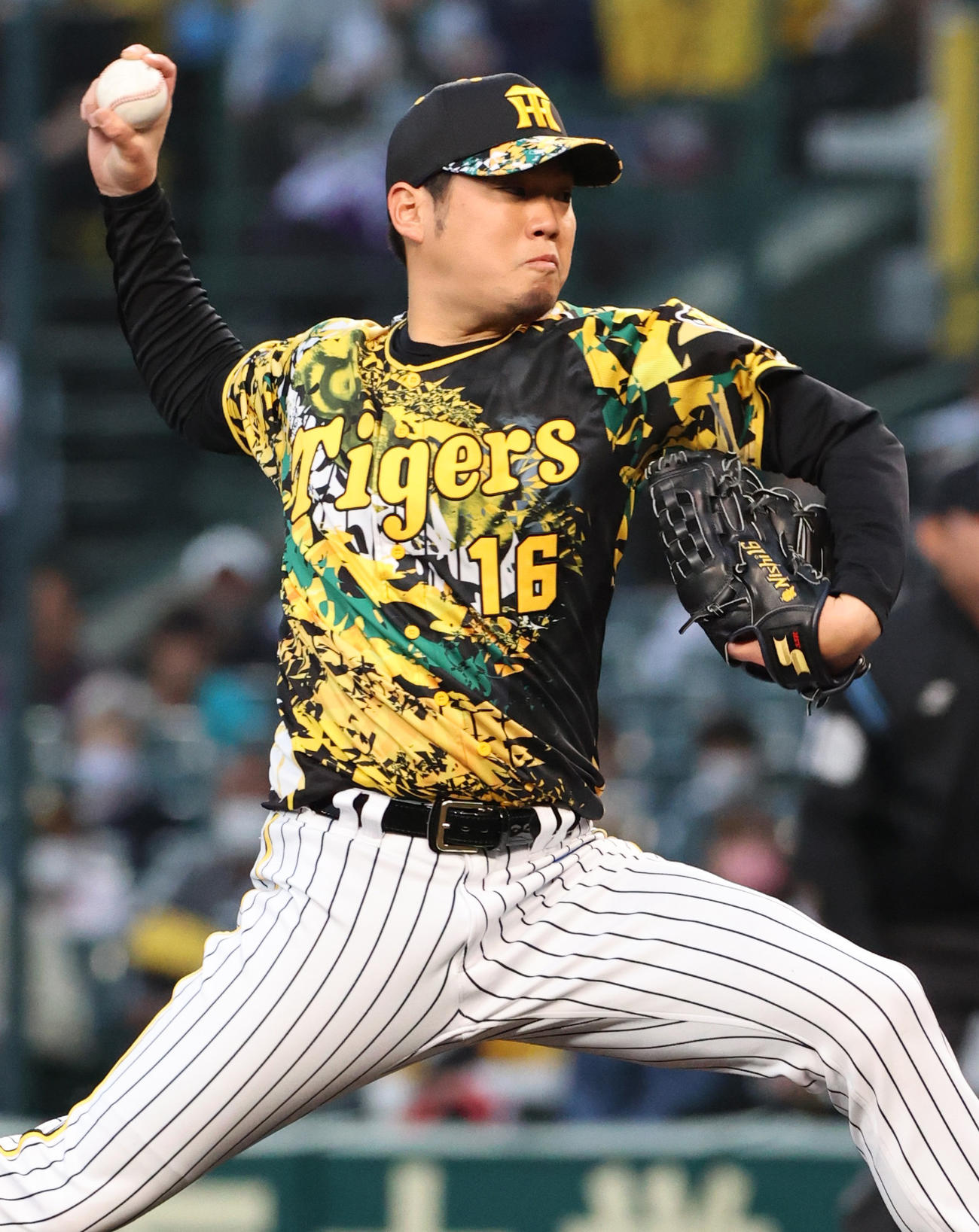 阪神対中日　阪神先発の西勇（撮影・上山淳一）