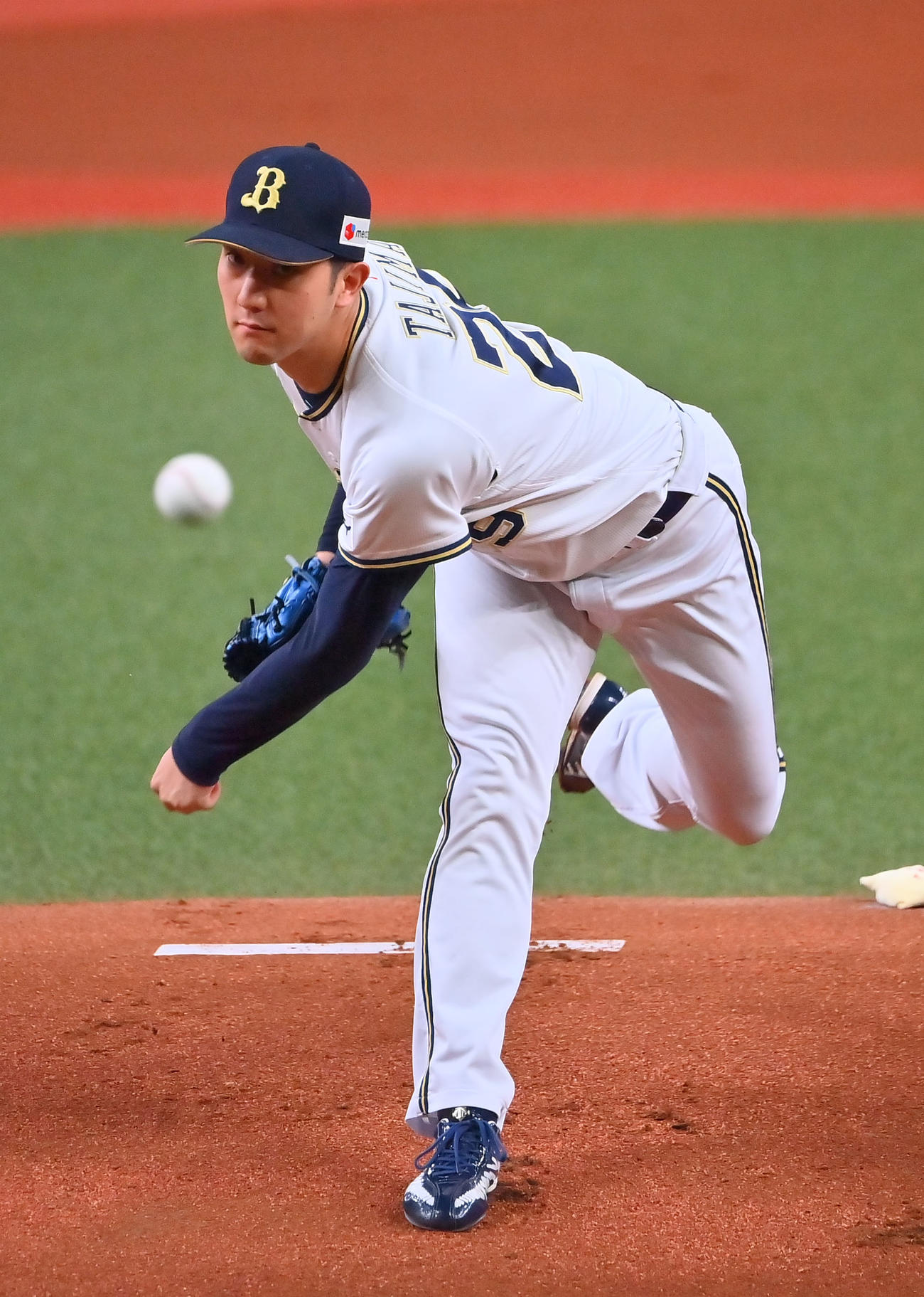 オリックス田嶋大樹（2022年4月21日撮影）