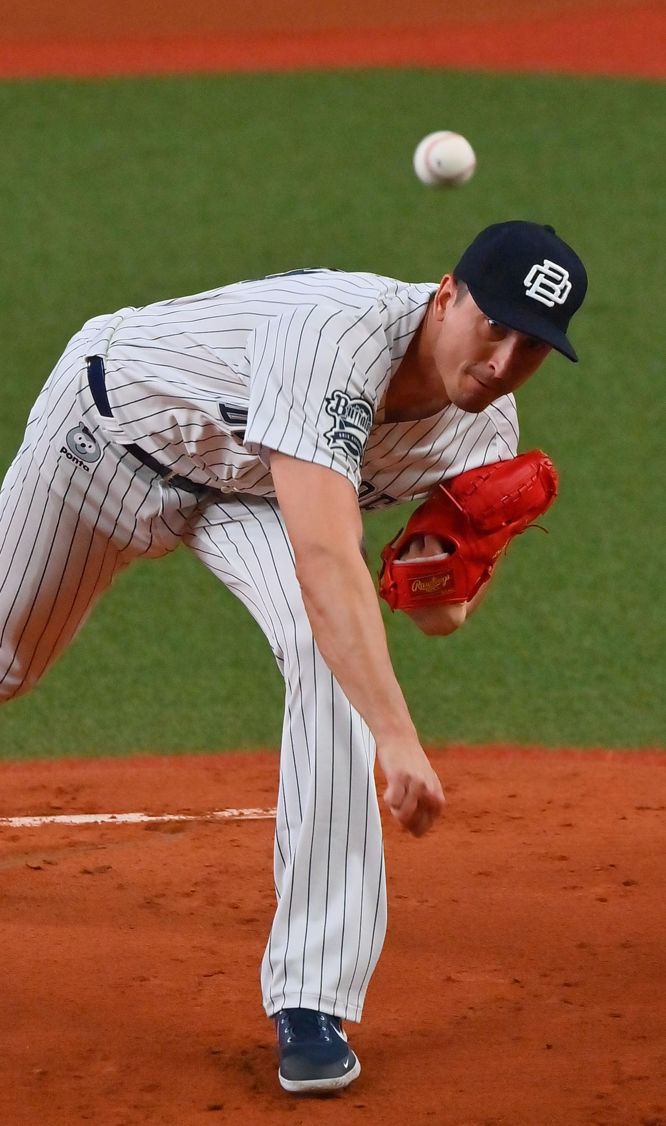 オリックス対西武　オリックス先発のワゲスパック（撮影・和賀正仁）