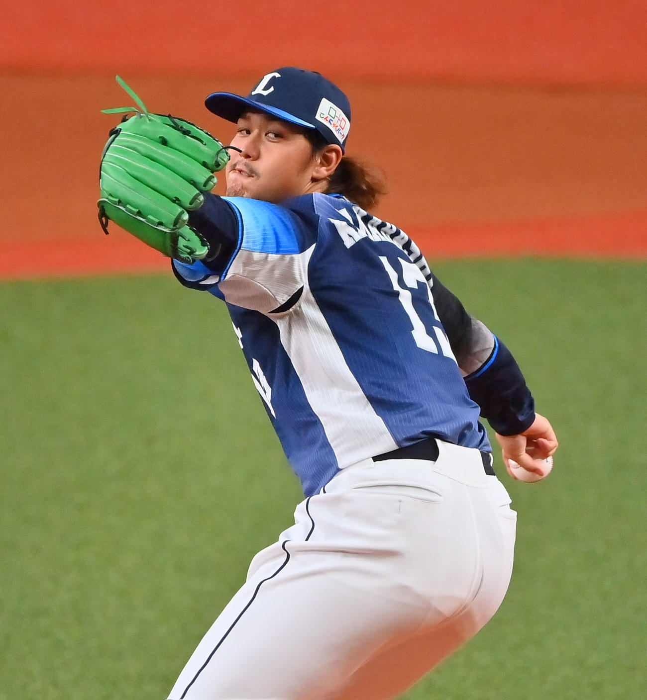オリックス対西武　西武先発の高橋（撮影・和賀正仁）