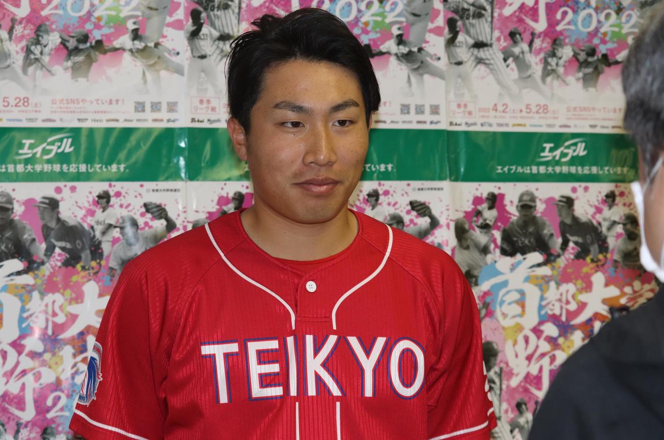 帝京大対筑波大　今季2勝目に貢献した岡野龍太主将（撮影・阿部泰斉）