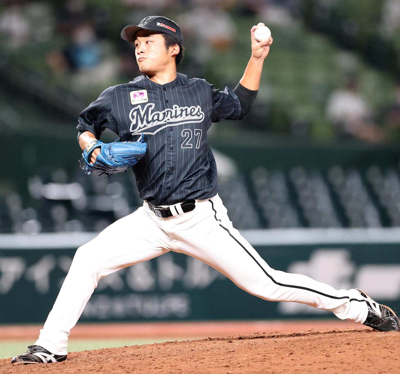 ロッテ山本大貴（2020年9月17日撮影）