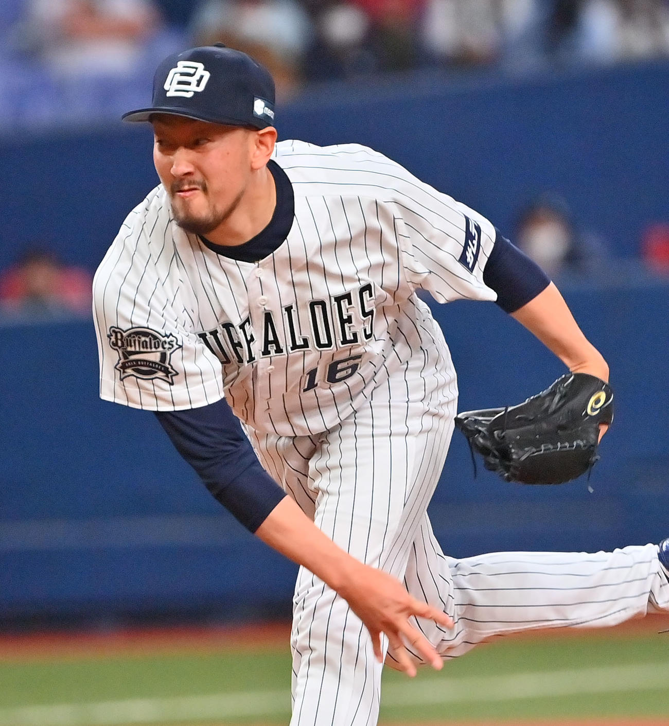 オリックス対西武　9回を締めたオリックス平野佳（撮影・和賀正仁）