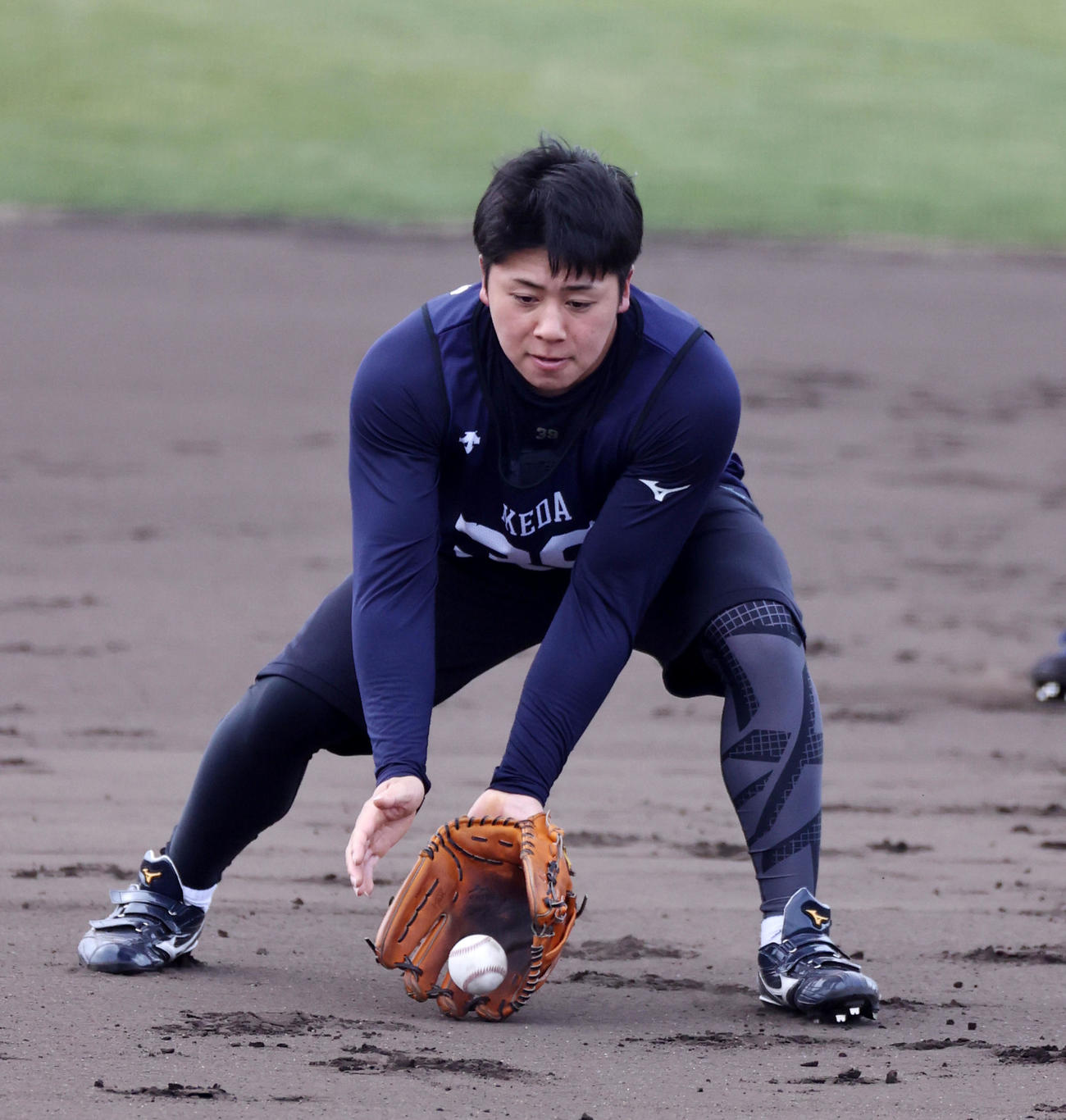 オリックス池田陵真（2022年1月17日撮影）