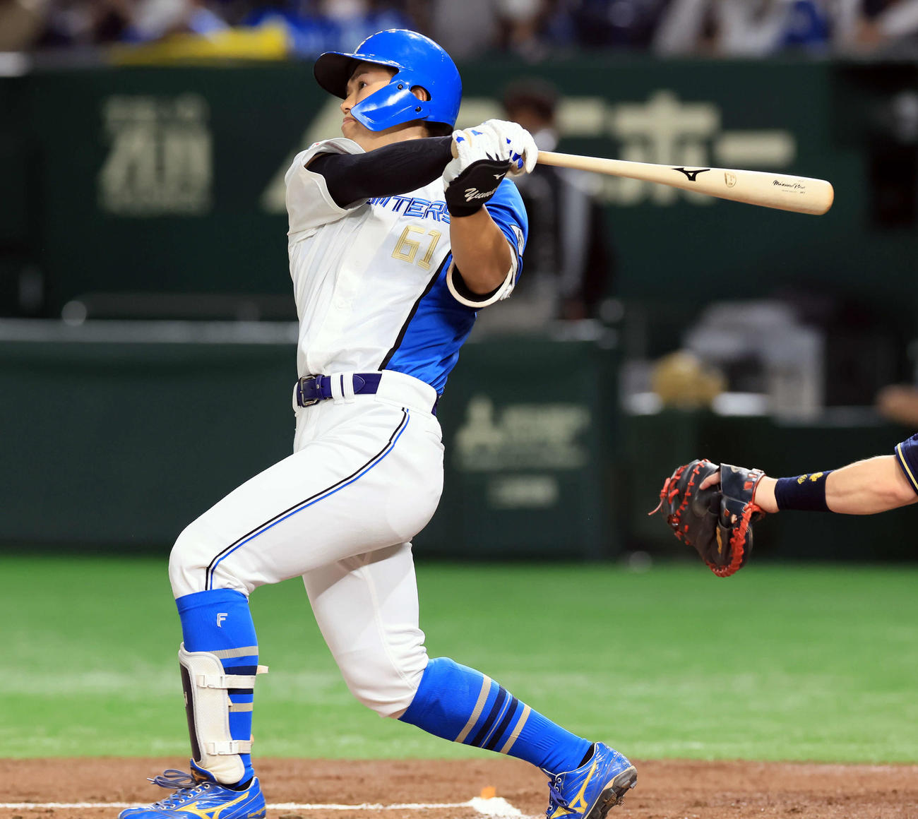 日本ハム今川優馬（2022年4月28日撮影）
