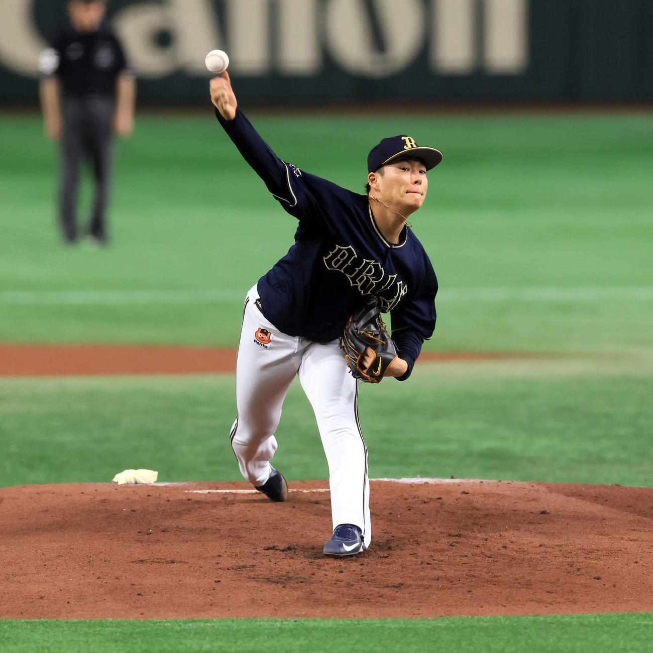オリックス山本由伸（2022年4月26日撮影）