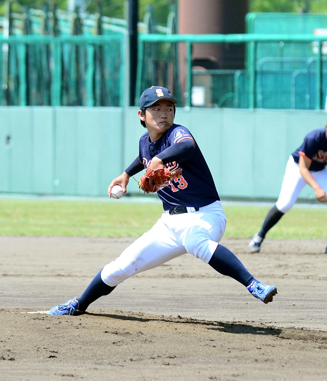 5回2安打1失点の静岡大・藤原
