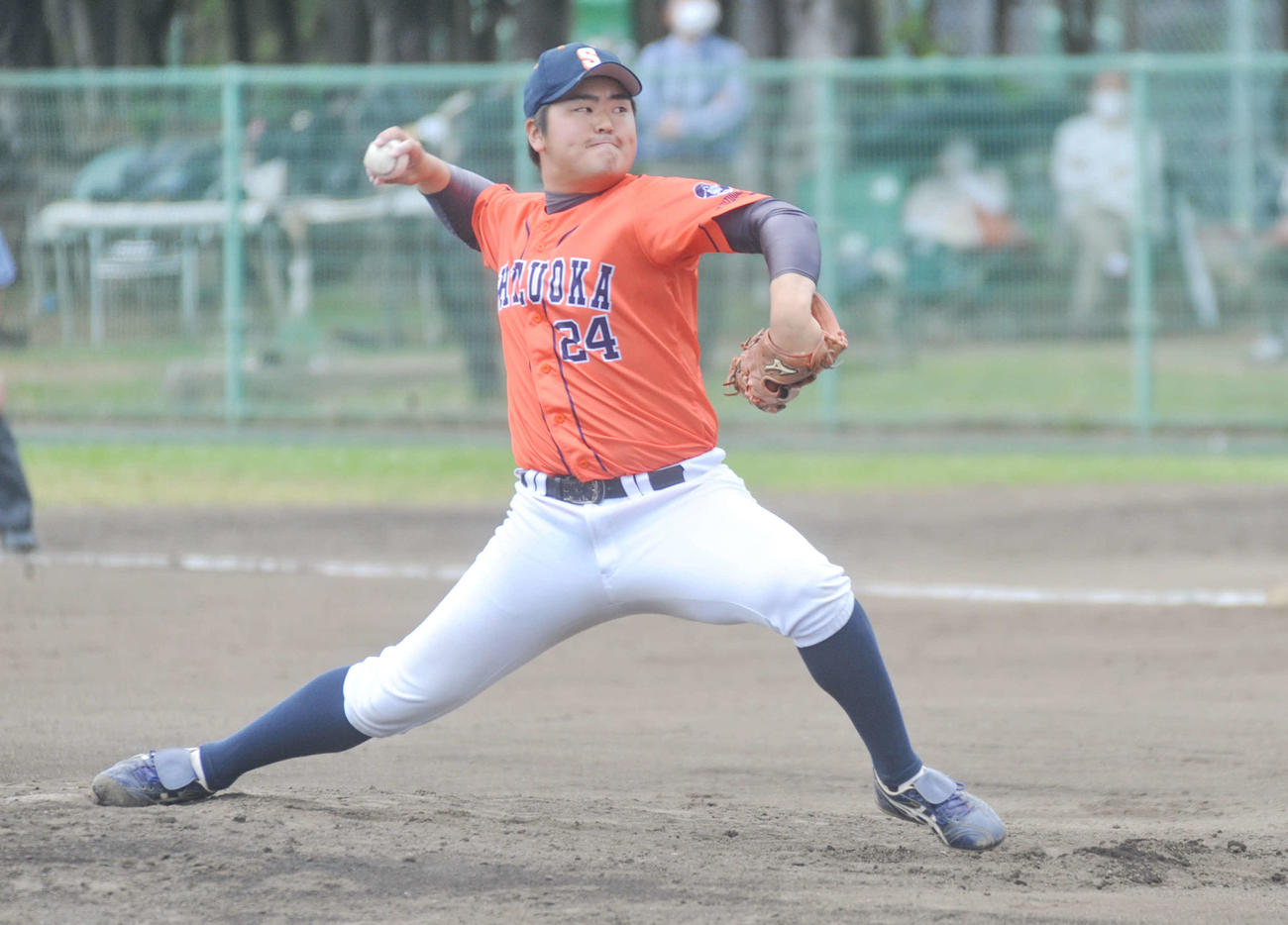 2回2／3を1安打無失点に抑えた静岡大の速水