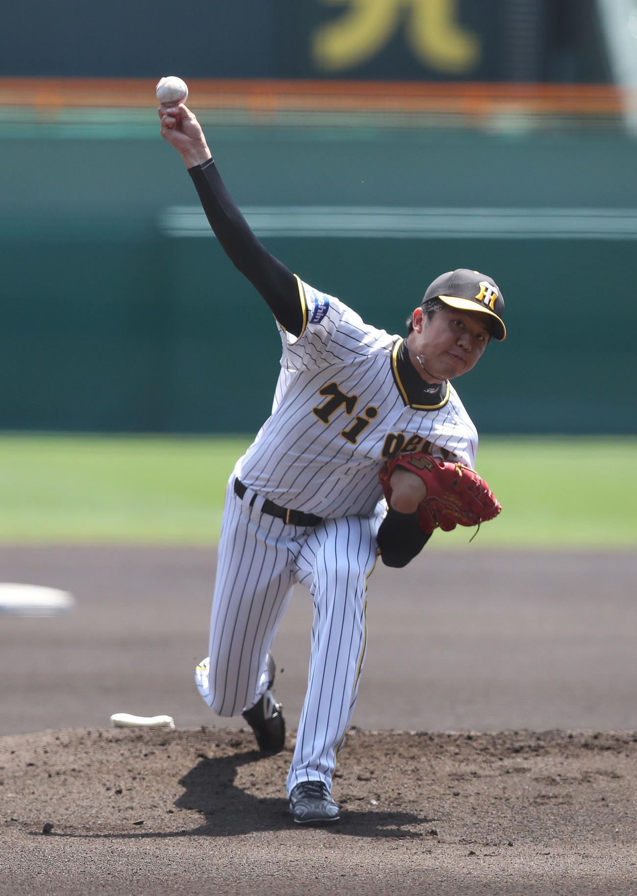 ウエスタン・リーグ阪神対中日　中日戦に先発した阪神・才木浩人（撮影・白石智彦）