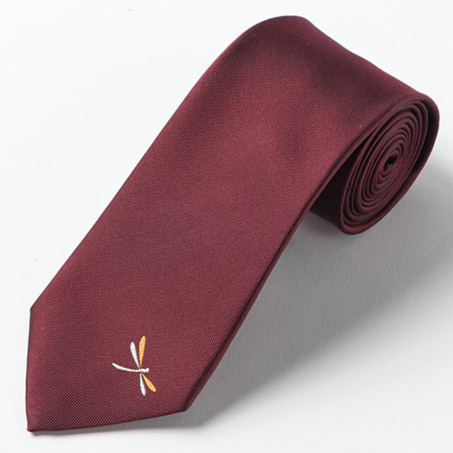 巨人の原辰徳監督発案の新商品「トンボネクタイ（ワイン）」(球団提供)