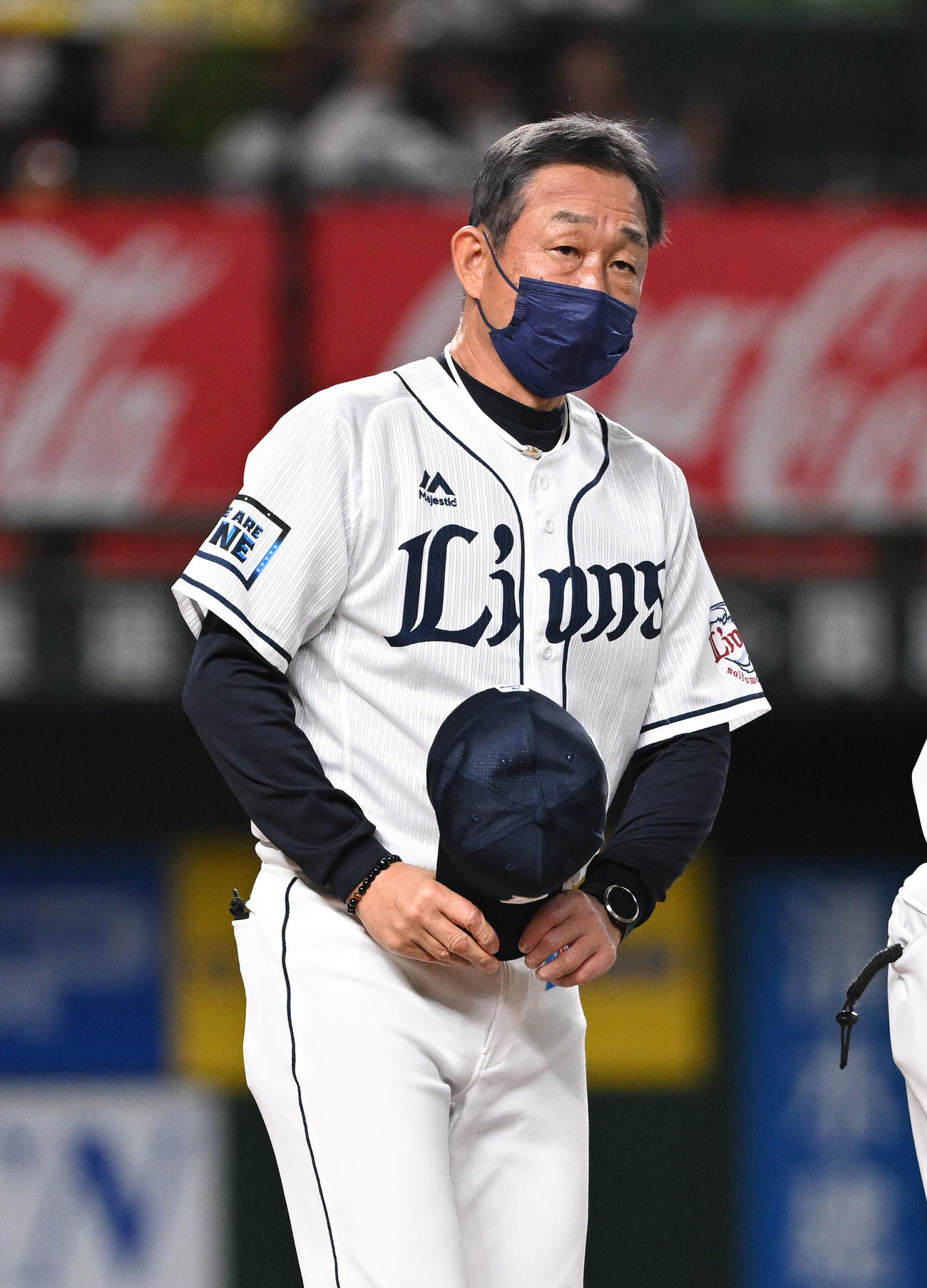 辻発彦監督（2022年5月6日撮影）