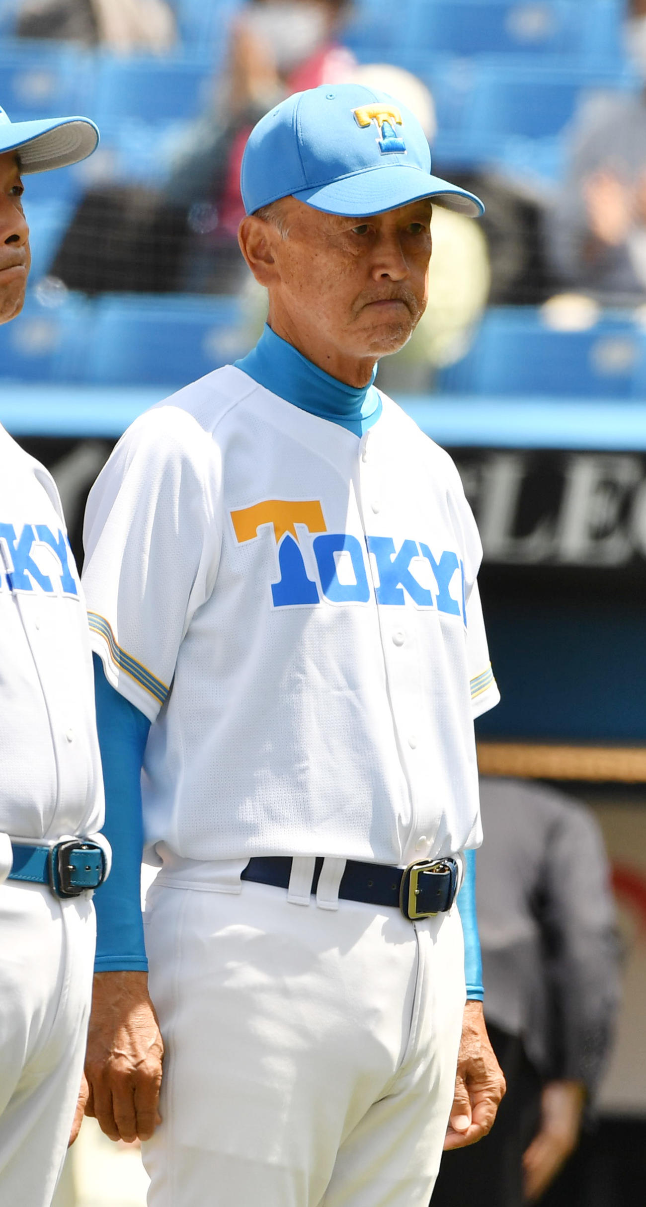 東大対早大　敗れた東大・井手監督（撮影・柴田隆二）