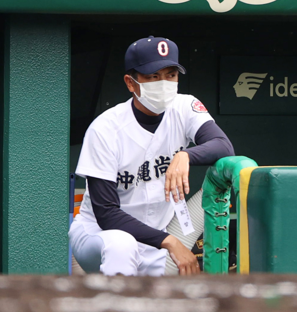 沖縄尚学・比嘉公也監督（2021年8月16日撮影）