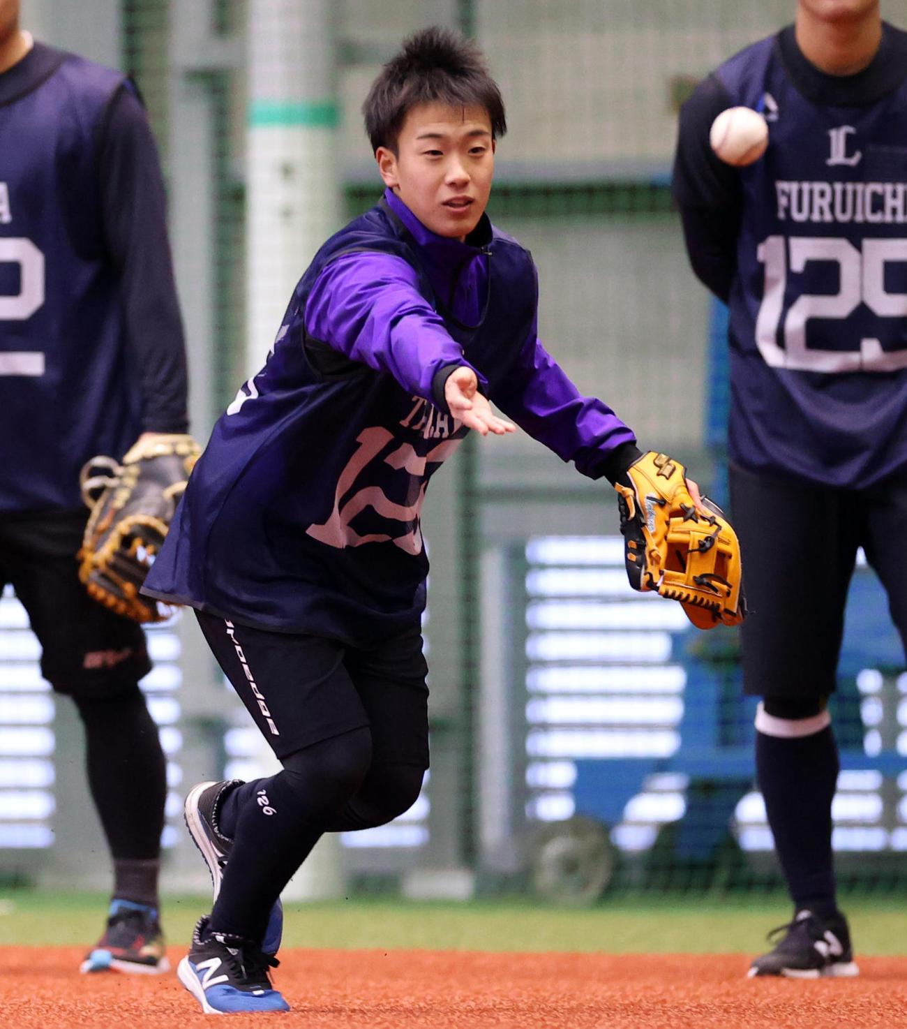 西武滝沢夏央内野手（22年1月撮影）