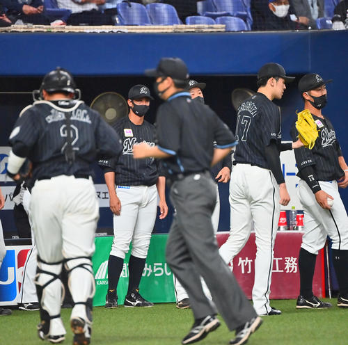 ロッテ】佐々木朗希先発のオリックス戦 白井一行審判員が二塁塁審