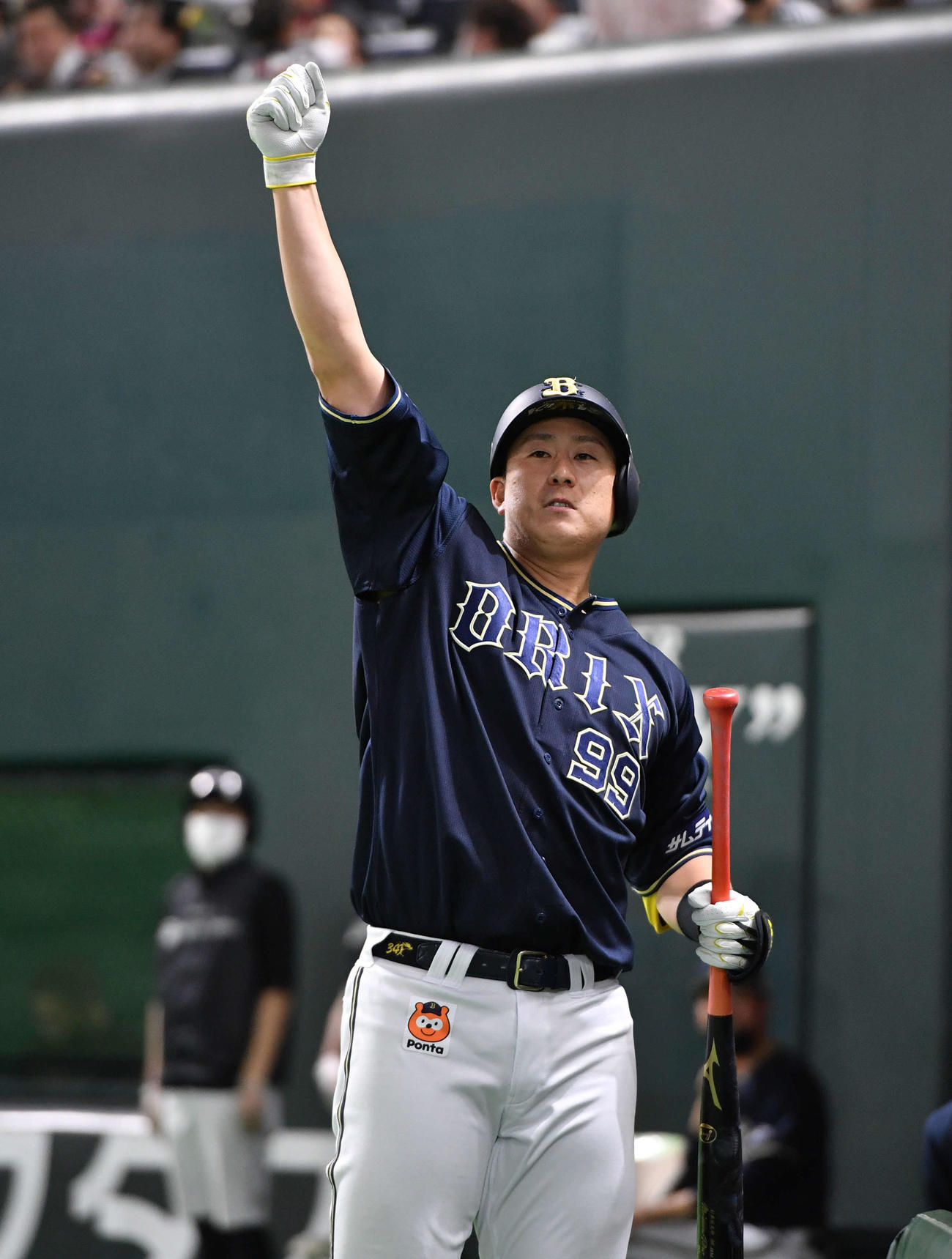 オリックス杉本裕太郎（2022年4月5日撮影）