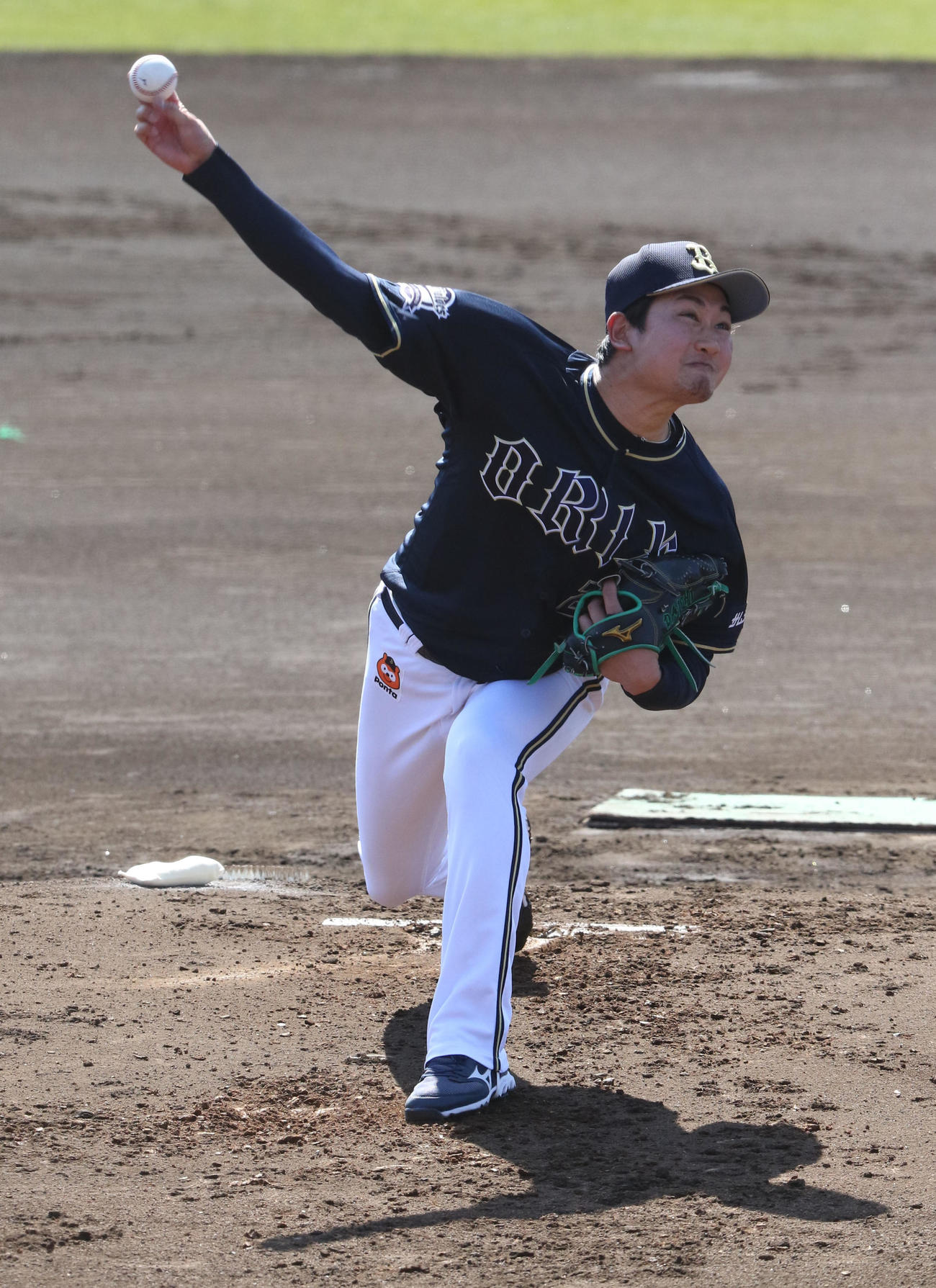 オリックス竹安大知（2022年2月24日撮影）