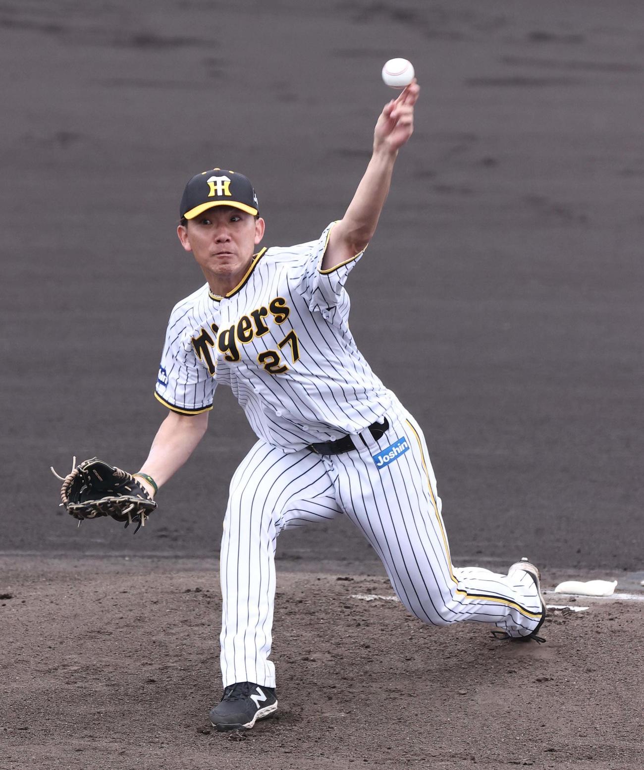 阪神対ソフトバンク　阪神先発の伊藤将（撮影・上田博志）