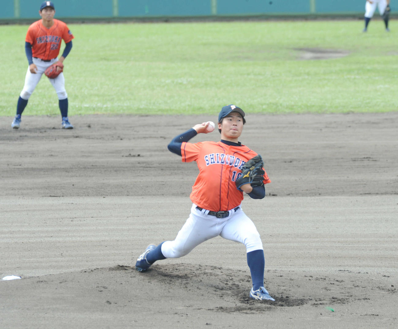7回無失点と好投した静岡大の古川