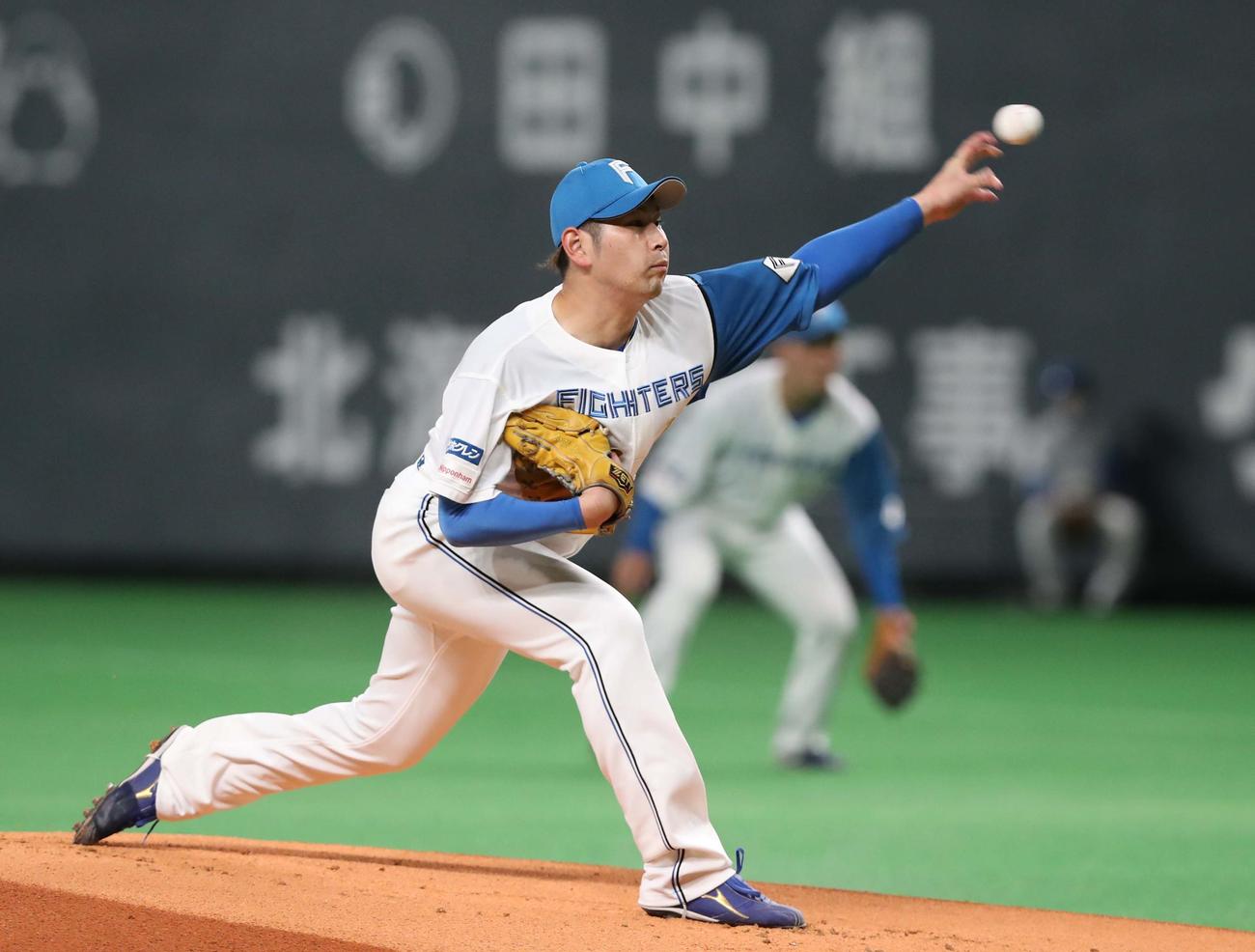 日本ハム加藤貴之（2022年5月10日撮影）