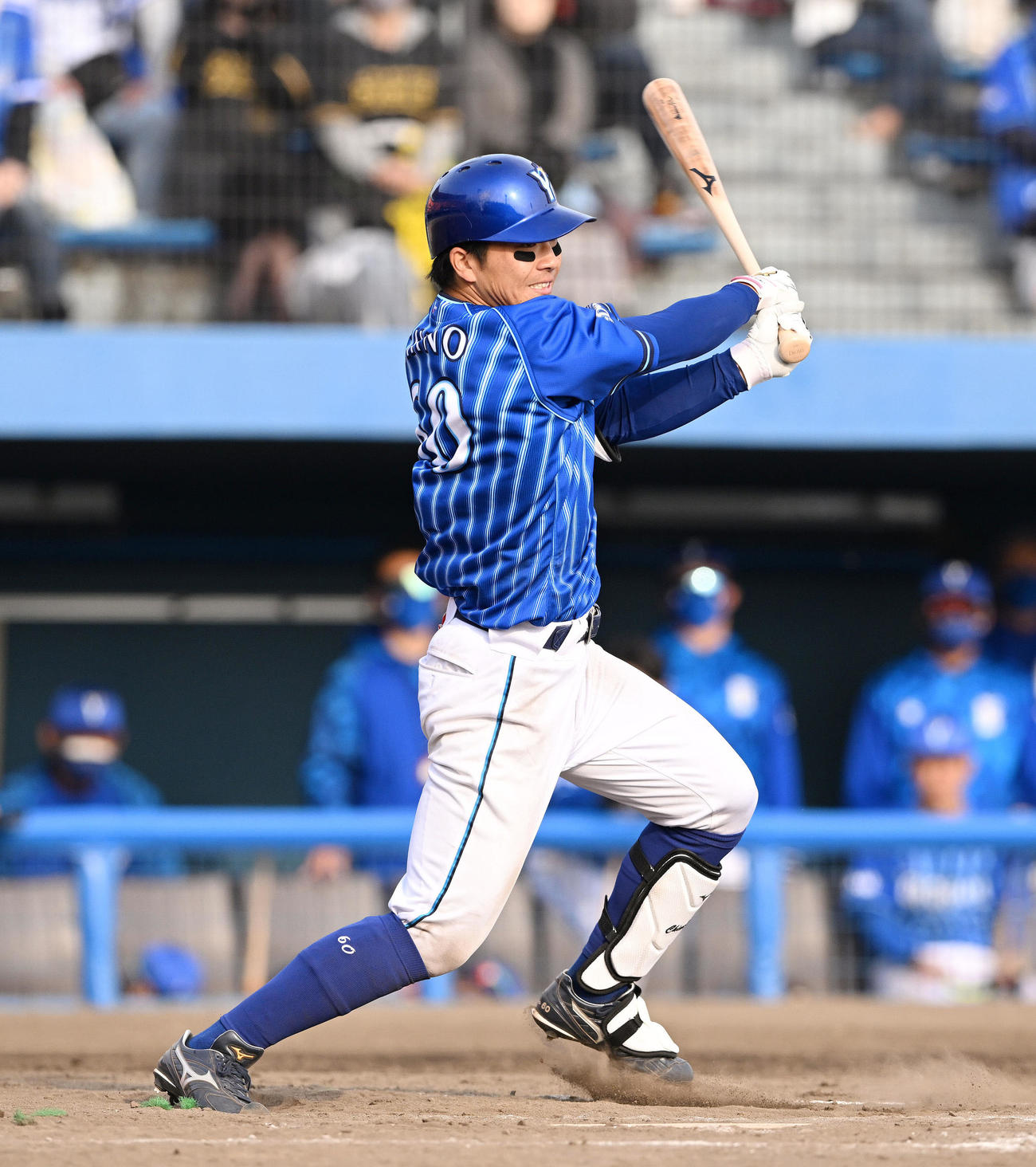 DeNA知野直人（2022年3月11日撮影）