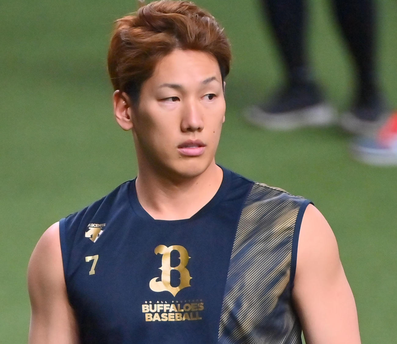 オリックス吉田正尚（2022年5月8日撮影）