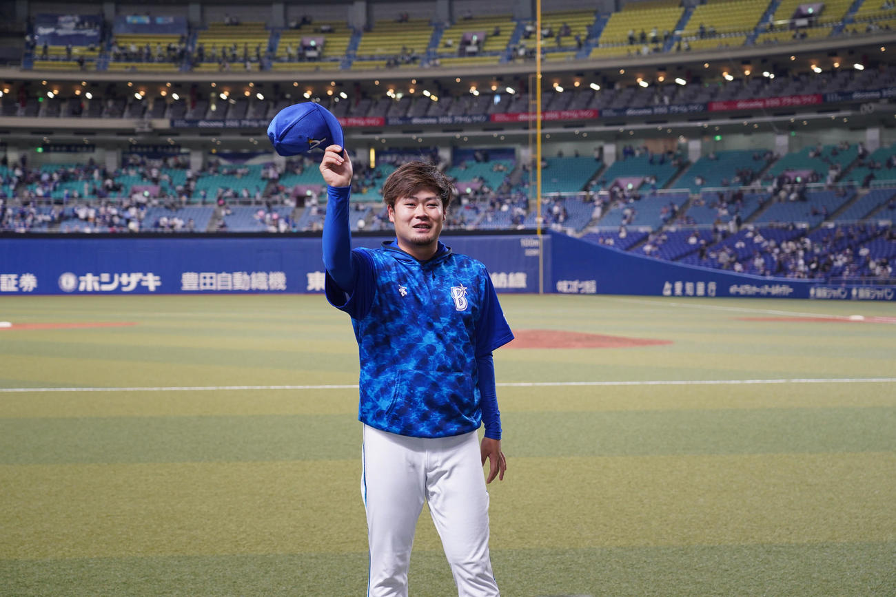 中日対DeNA　ヒーローの伊勢（撮影・森本幸一）