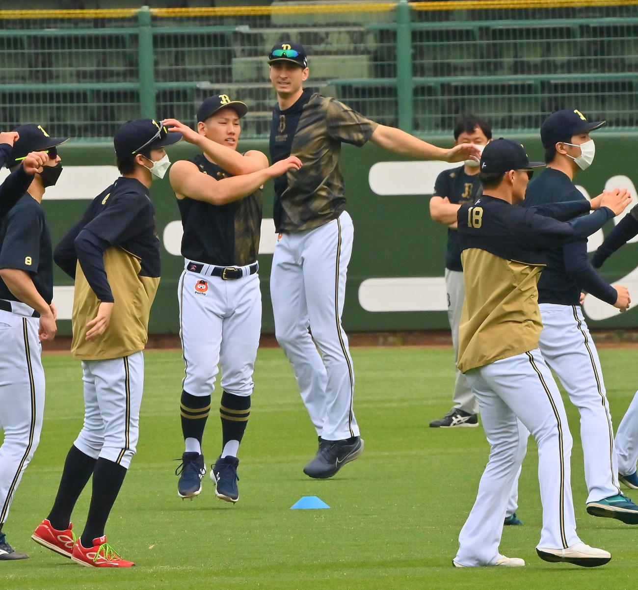17日、1軍に合流したオリックス吉田正尚