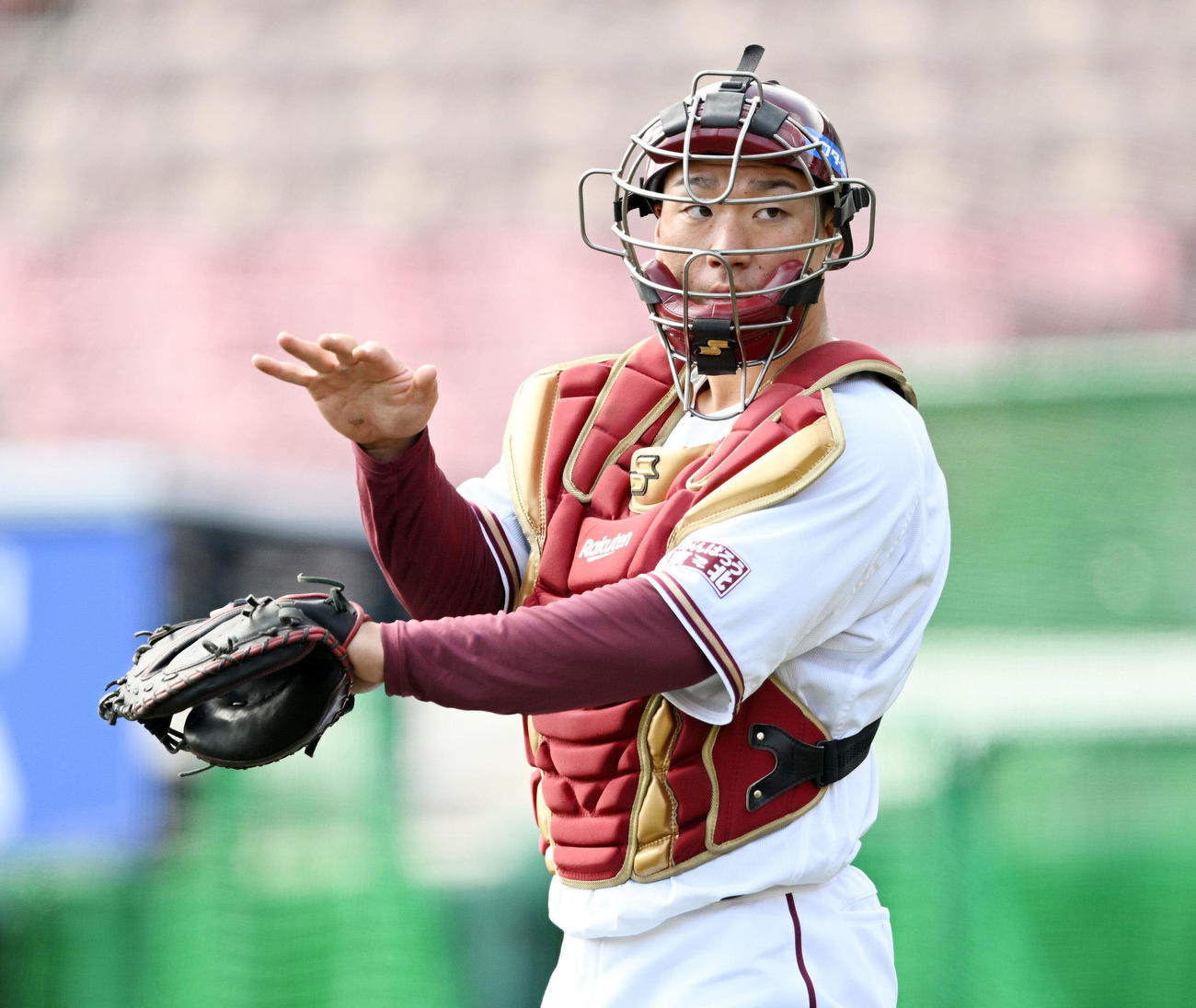 楽天安田悠馬（2022年3月24日撮影）