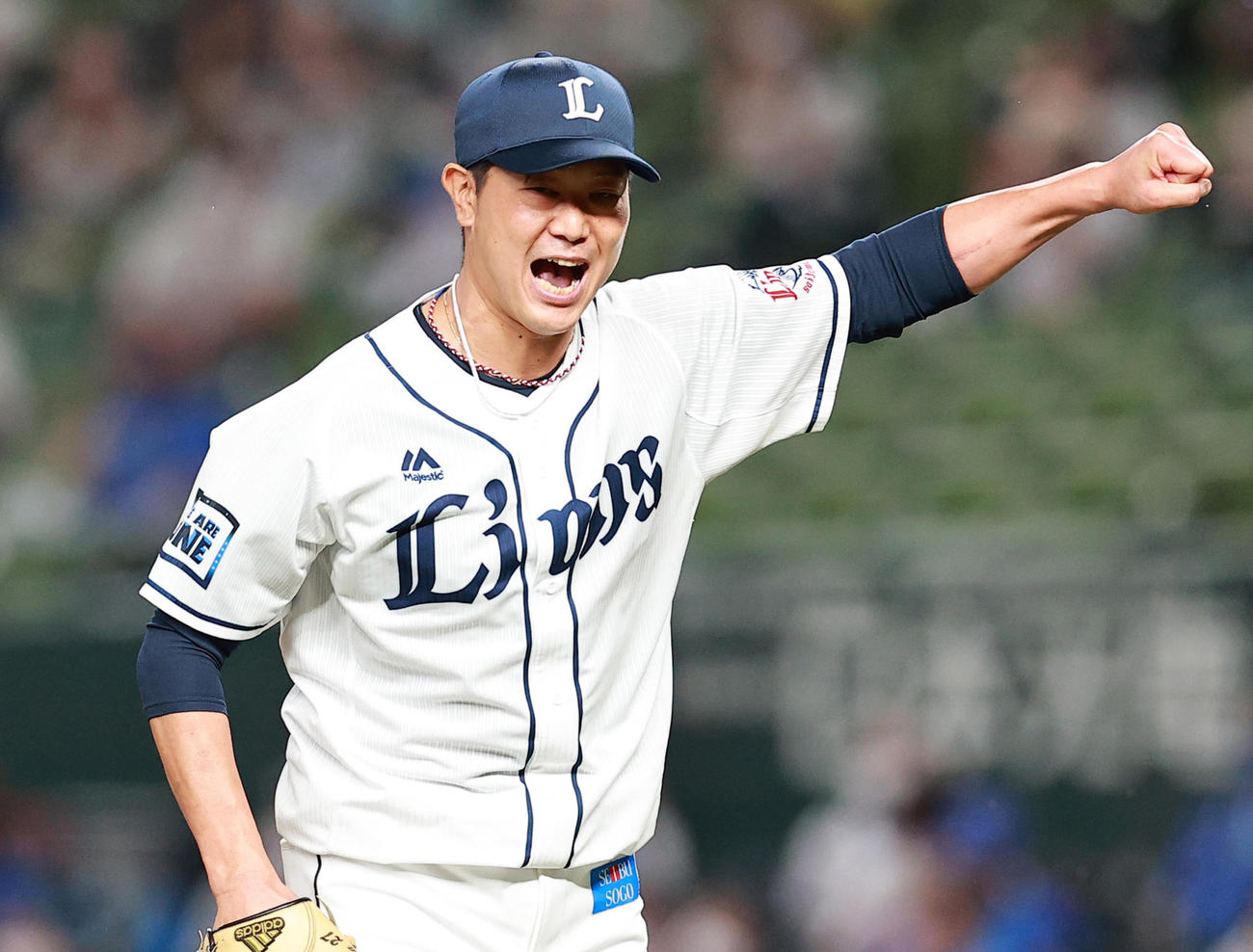 西武内海哲也（2021年撮影）