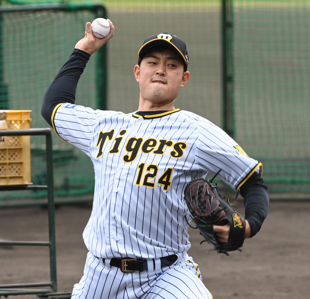 阪神望月惇志（2022年2月3日撮影）
