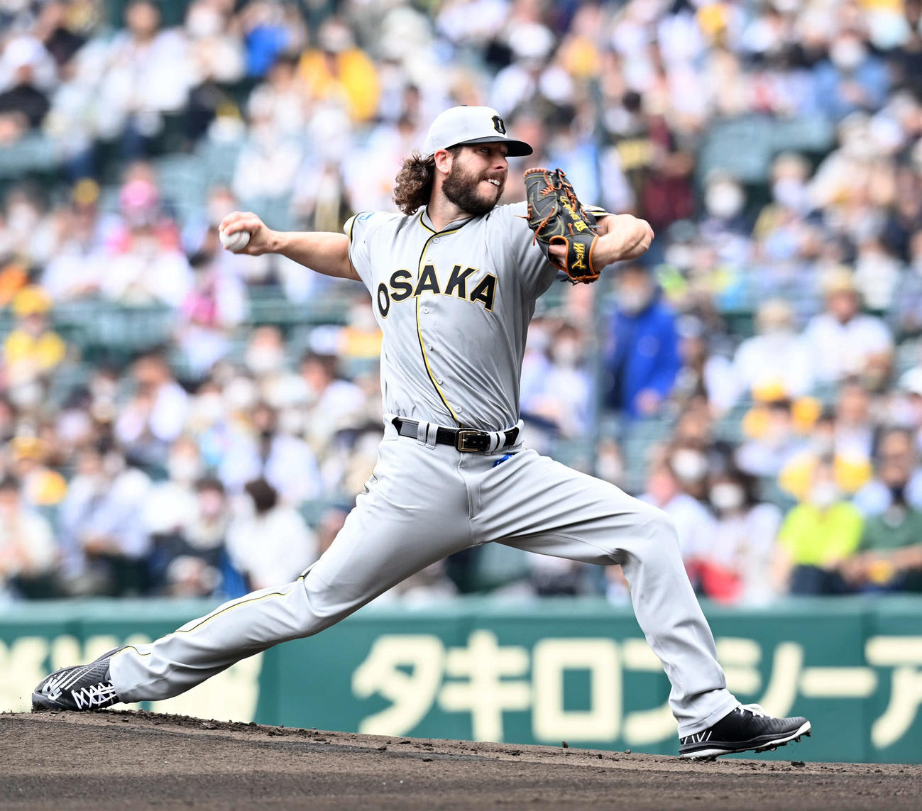 巨人対阪神　阪神の先発ウィルカーソン（撮影・たえ見朱実）