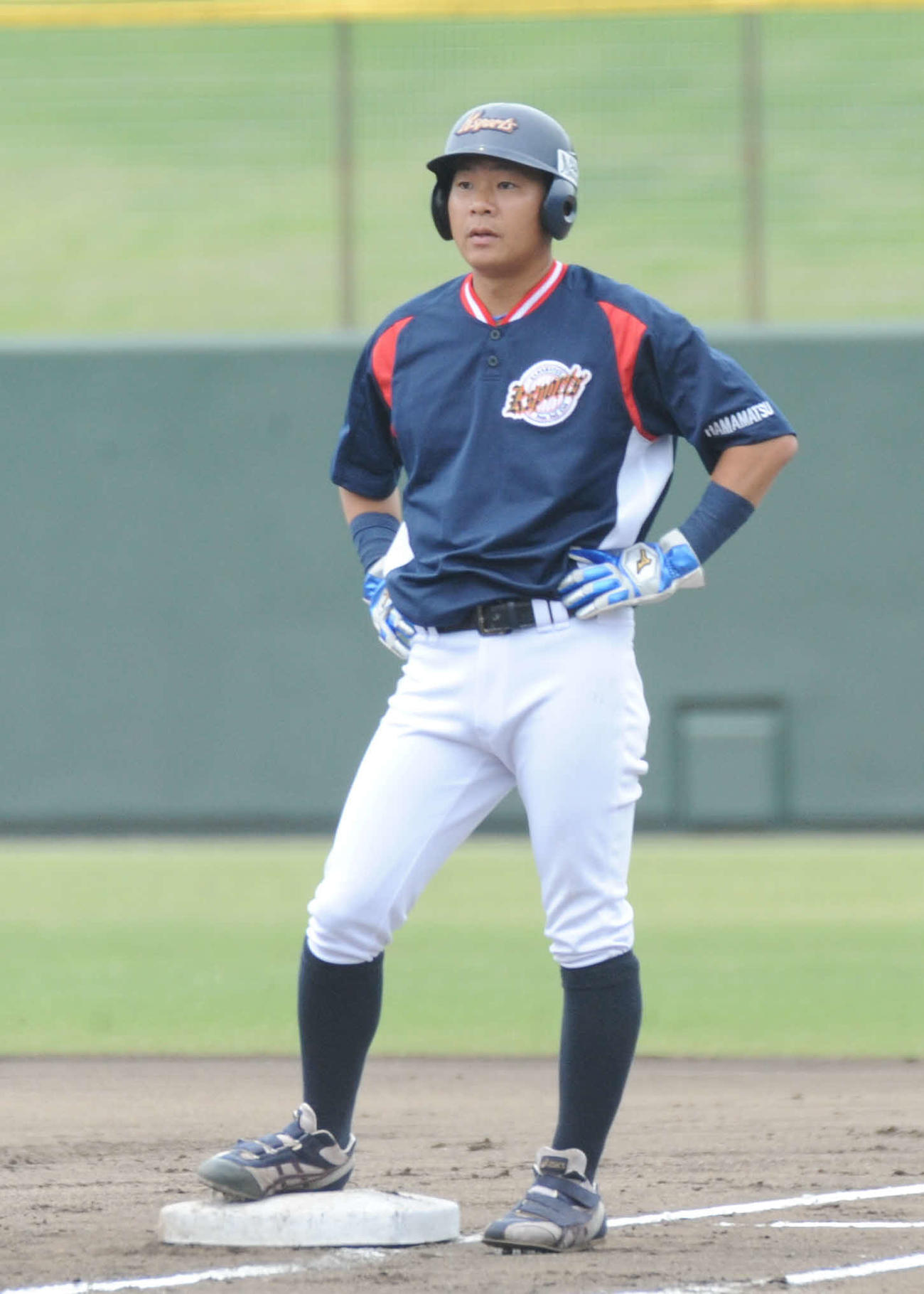 2回に同点左適時打を放った山下